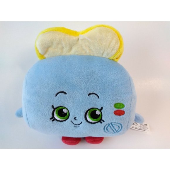 Shopkins Miss Pressy Present Purple Gift Box + Toasty POP Blue Toaster Plushie - Picture 5 of 12